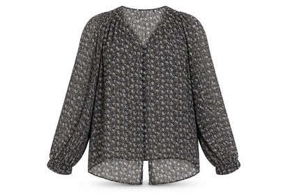 Womens UK Size S Zara Multicoloured Basic Blouse