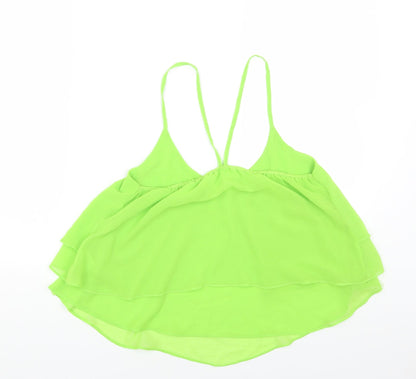 Womens UK Size M Vera&Lucy Green Cropped Tank