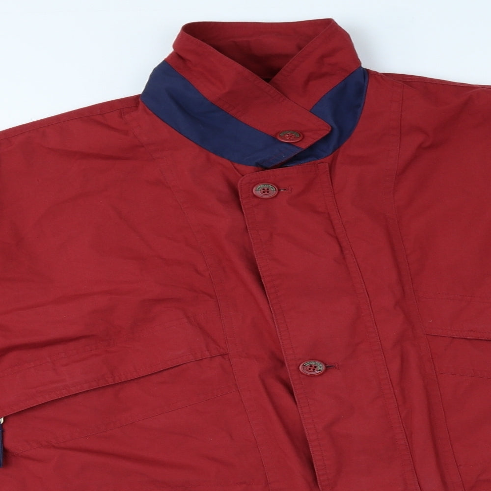 Mens UK Size L Roamer Red Overcoat