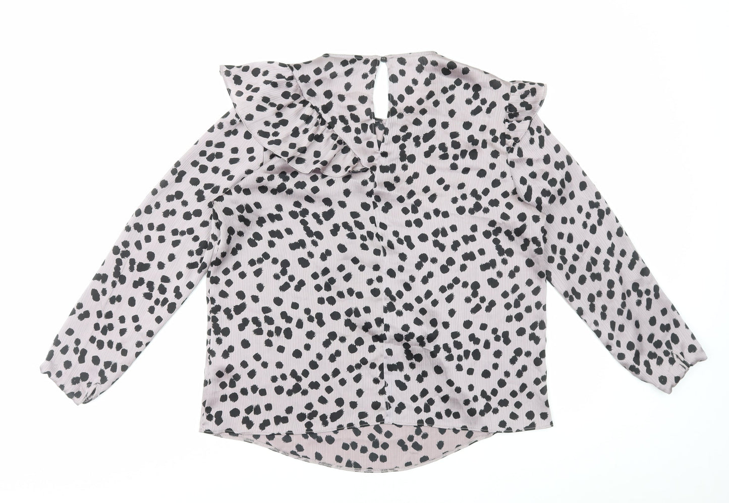 Womens UK Size 12 Topshop Purple Basic Blouse