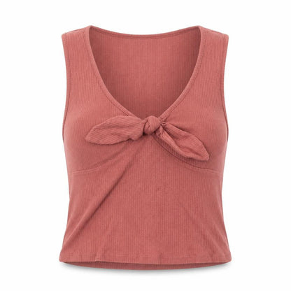 Womens UK Size 16 New Look Red Cropped Tank