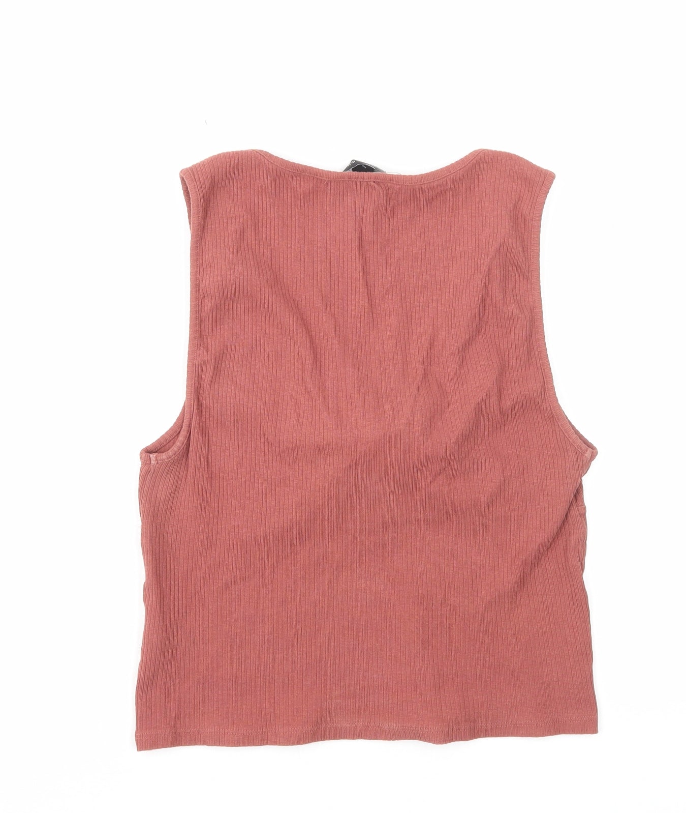 Womens UK Size 16 New Look Red Cropped Tank