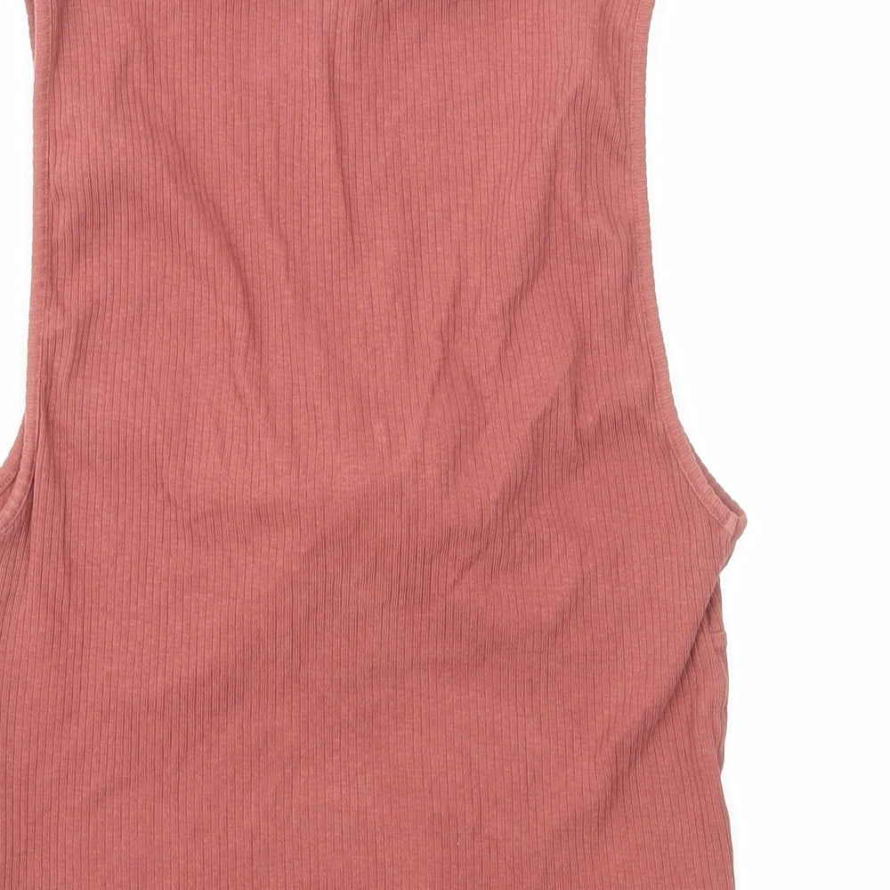 Womens UK Size 16 New Look Red Cropped Tank