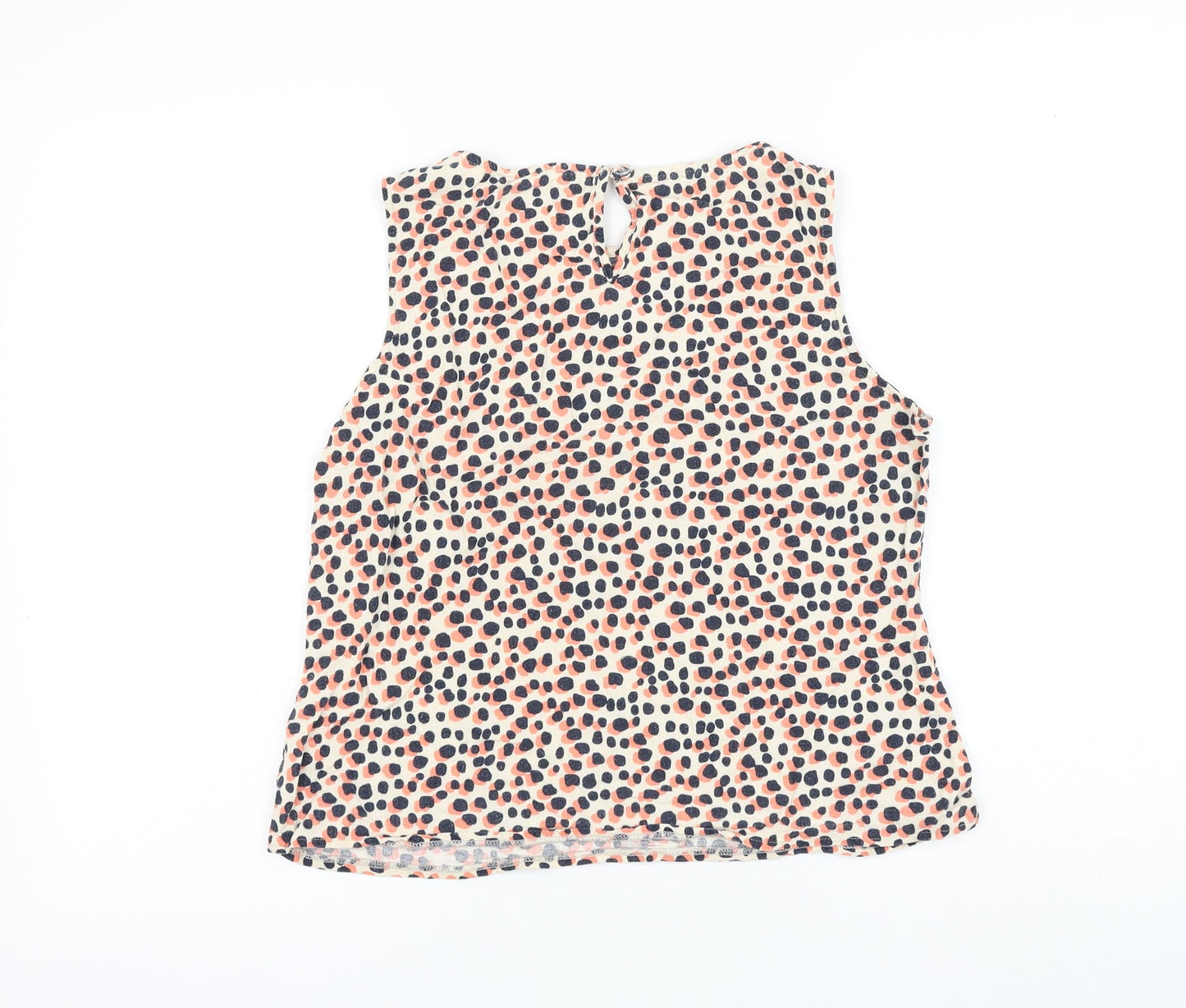 Womens UK Size 12 BHS Multicoloured Basic Blouse
