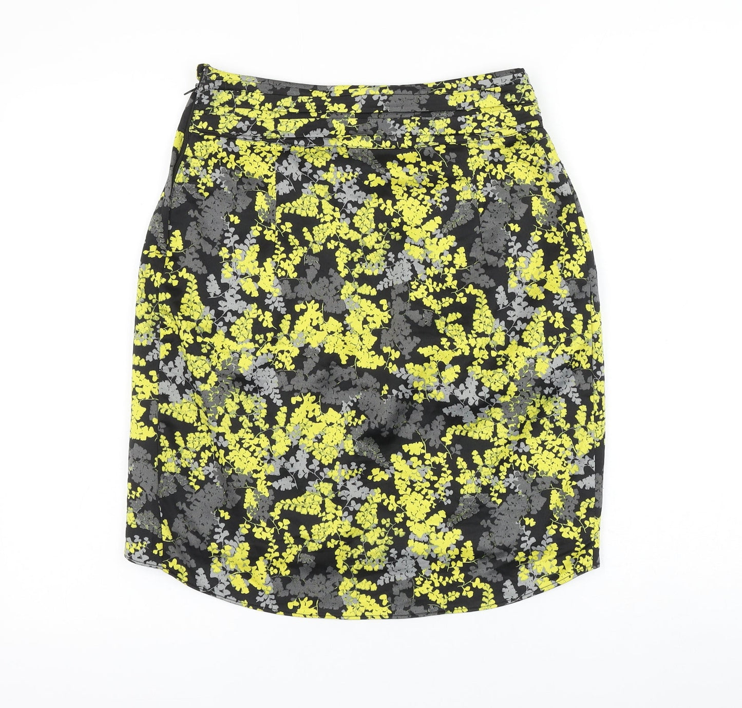 H&M Womens Multicoloured Floral Polyester Wrap Skirt Size 6 Zip