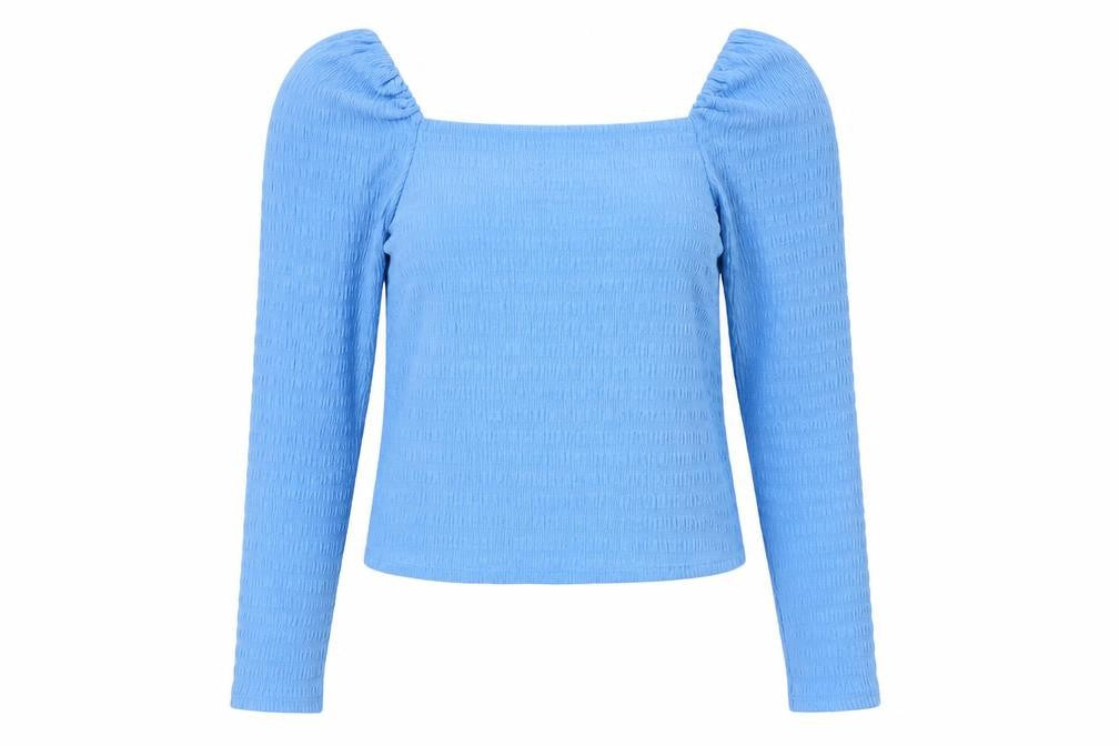 Womens UK Size S H&M Blue Basic Blouse