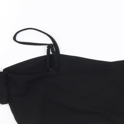 SheIn Womens Black Polyester Cropped Tank Size M Sweetheart