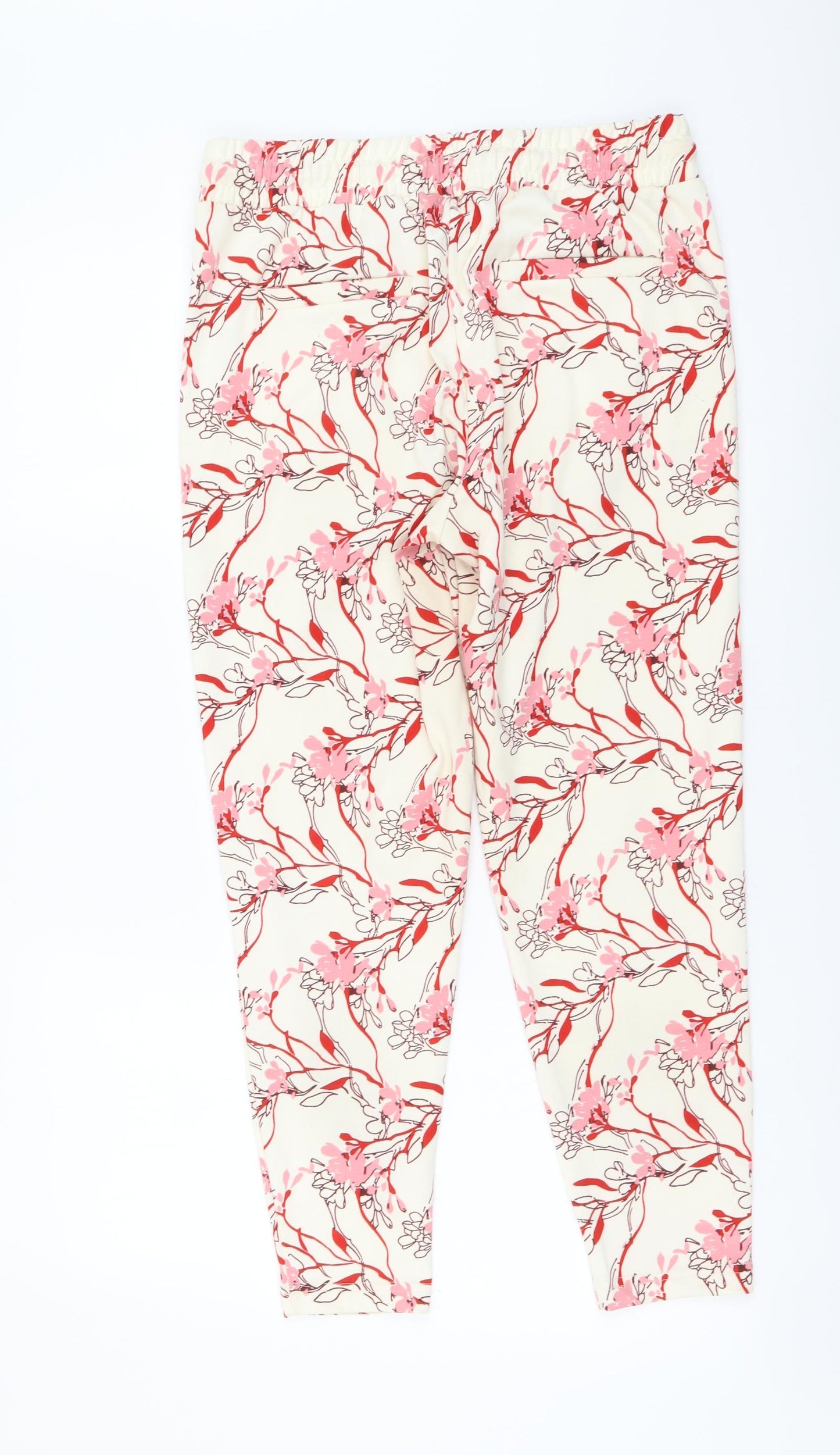 Womens UK Size S ICHI Regular Fit  Multicoloured Trousers
