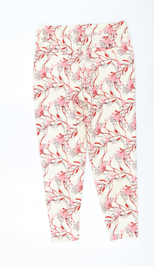 Womens UK Size S ICHI Regular Fit  Multicoloured Trousers