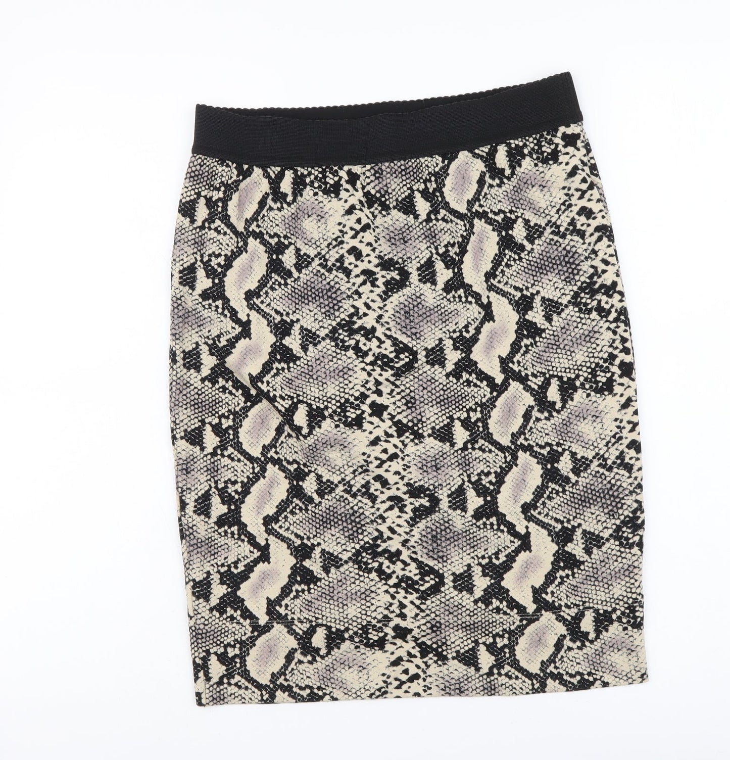 In Wear Womens Brown Animal Print Polyester Straight & Pencil Skirt Size XS - Snake Pattern
