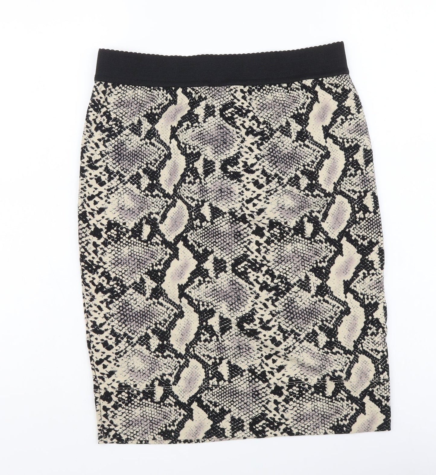 In Wear Womens Brown Animal Print Polyester Straight & Pencil Skirt Size XS - Snake Pattern