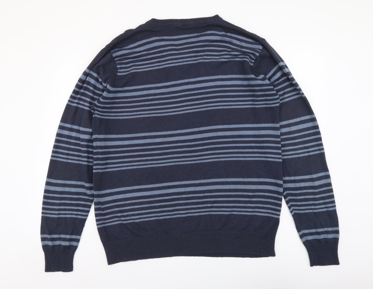 Womens UK Size L Easy Blue Pullover Jumper