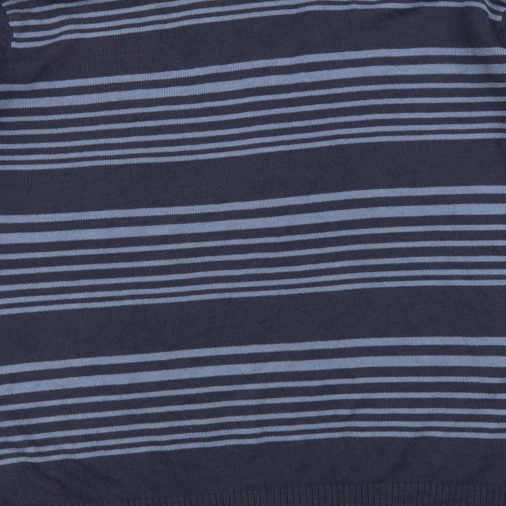 Womens UK Size L Easy Blue Pullover Jumper