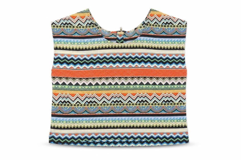 Womens UK Size 14 Miso Multicoloured Basic Blouse