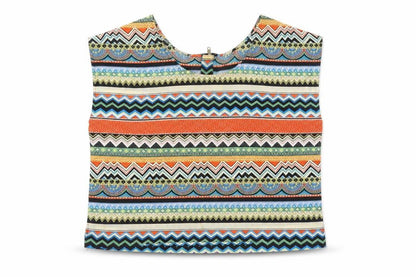 Womens UK Size 14 Miso Multicoloured Basic Blouse
