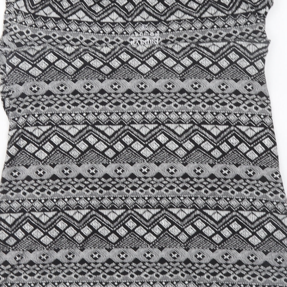 Womens UK Size 16 Preworn Black Basic Tank