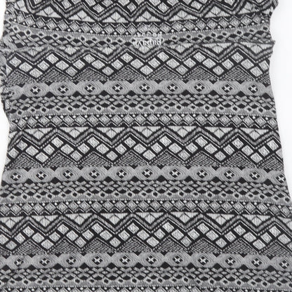 Womens UK Size 16 Preworn Black Basic Tank