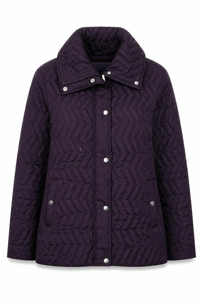 Womens UK Size 10 Autonomy Purple Quilted Coat