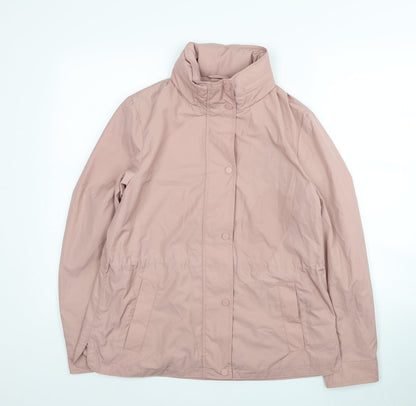 Womens UK Size 12 Marks and Spencer Pink Windbreaker Coat