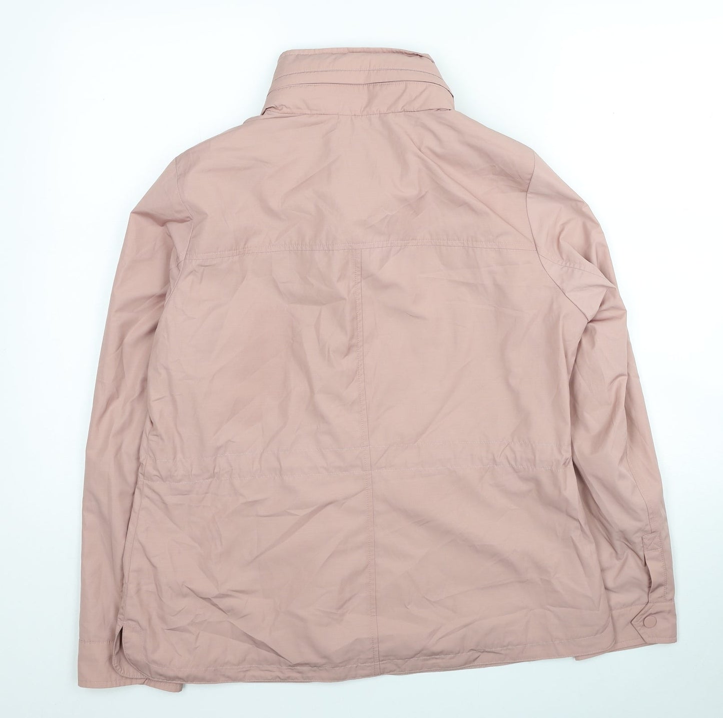 Womens UK Size 12 Marks and Spencer Pink Windbreaker Coat