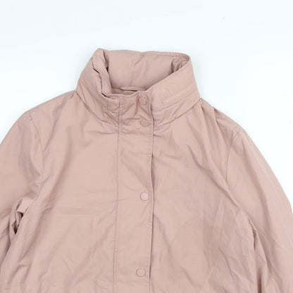 Womens UK Size 12 Marks and Spencer Pink Windbreaker Coat