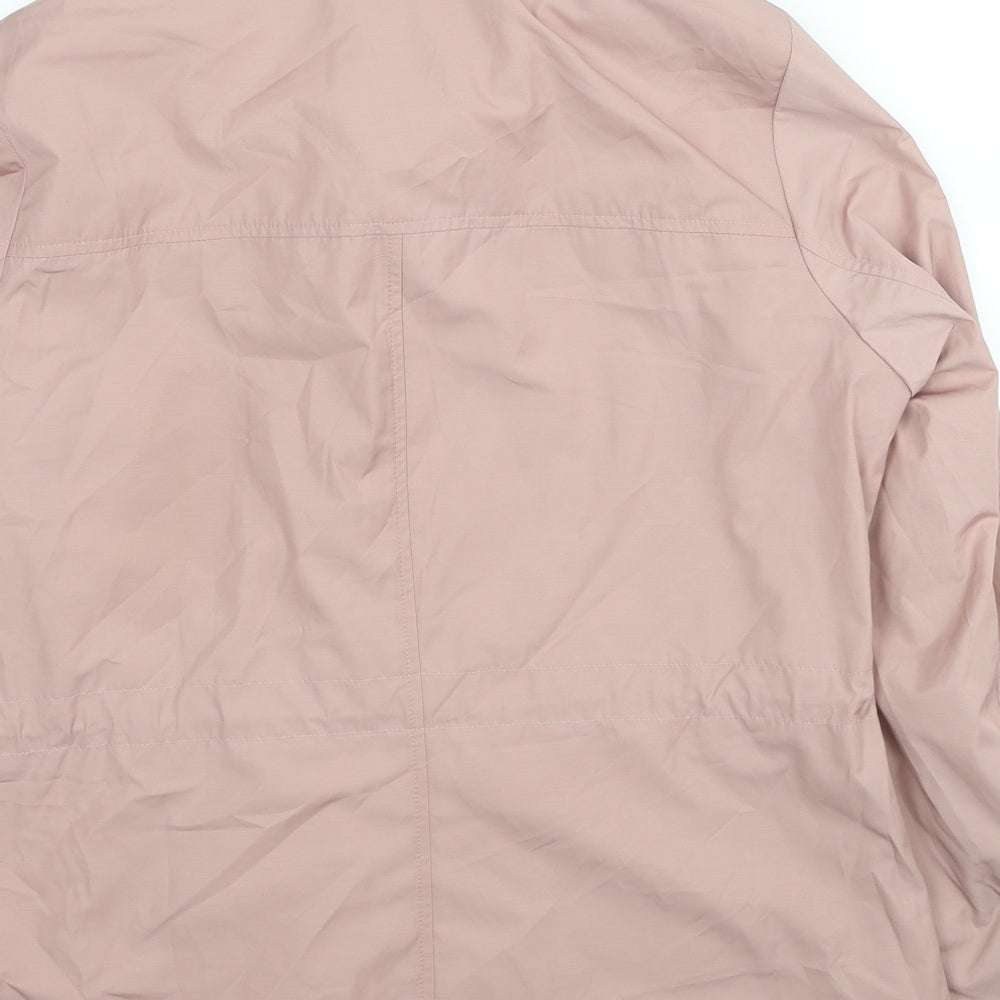 Womens UK Size 12 Marks and Spencer Pink Windbreaker Coat