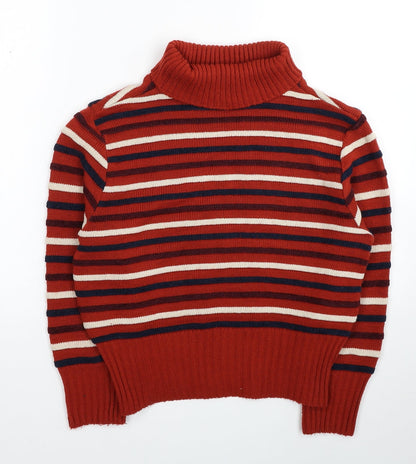 Womens UK Size S Cooperative Red Pullover Jumper