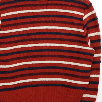 Womens UK Size S Cooperative Red Pullover Jumper