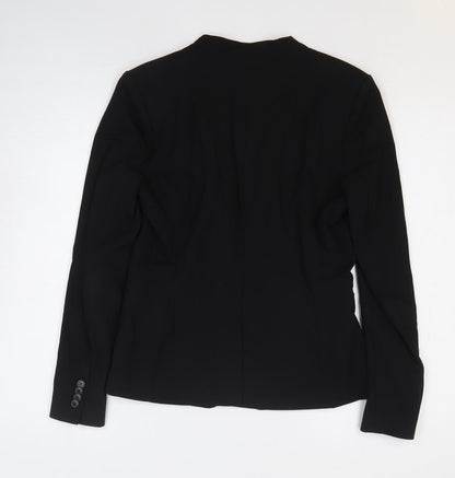 Womens UK Size 10 H&M Black Jacket
