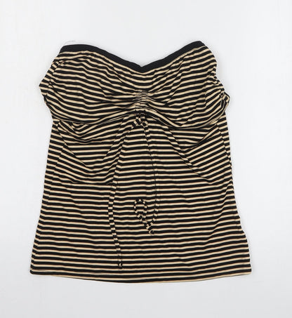 Womens UK Size L H&M Black Basic T-Shirt