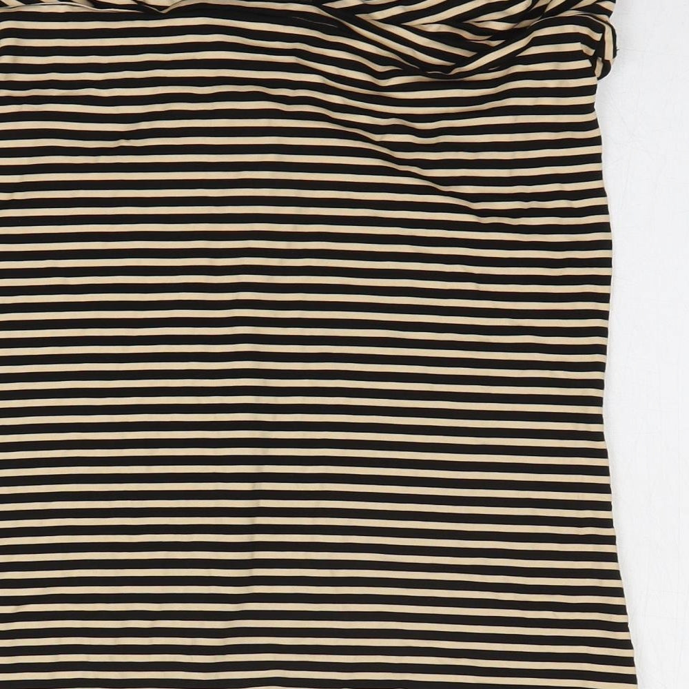 Womens UK Size L H&M Black Basic T-Shirt