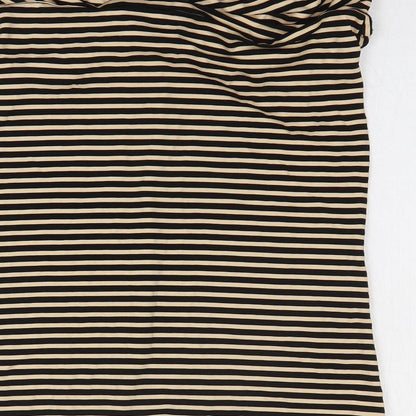 Womens UK Size L H&M Black Basic T-Shirt