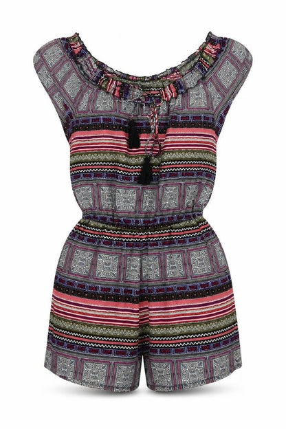Womens UK Size 6 Primark One-Piece Multicoloured Romper