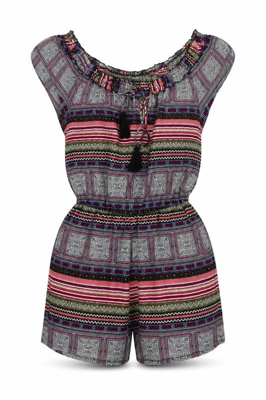 Womens UK Size 6 Primark One-Piece Multicoloured Romper