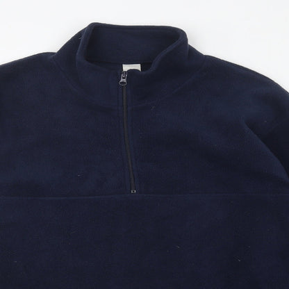 Mens UK Size L Preworn Blue Pullover Sweatshirt
