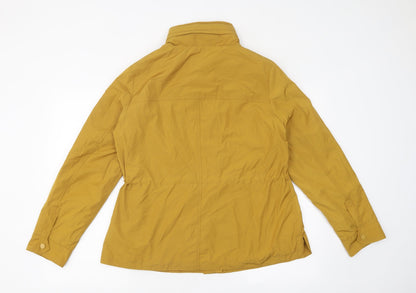 Womens UK Size 14 Marks and Spencer Yellow Overcoat