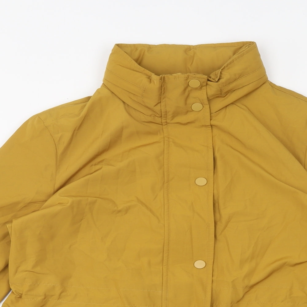 Womens UK Size 14 Marks and Spencer Yellow Overcoat