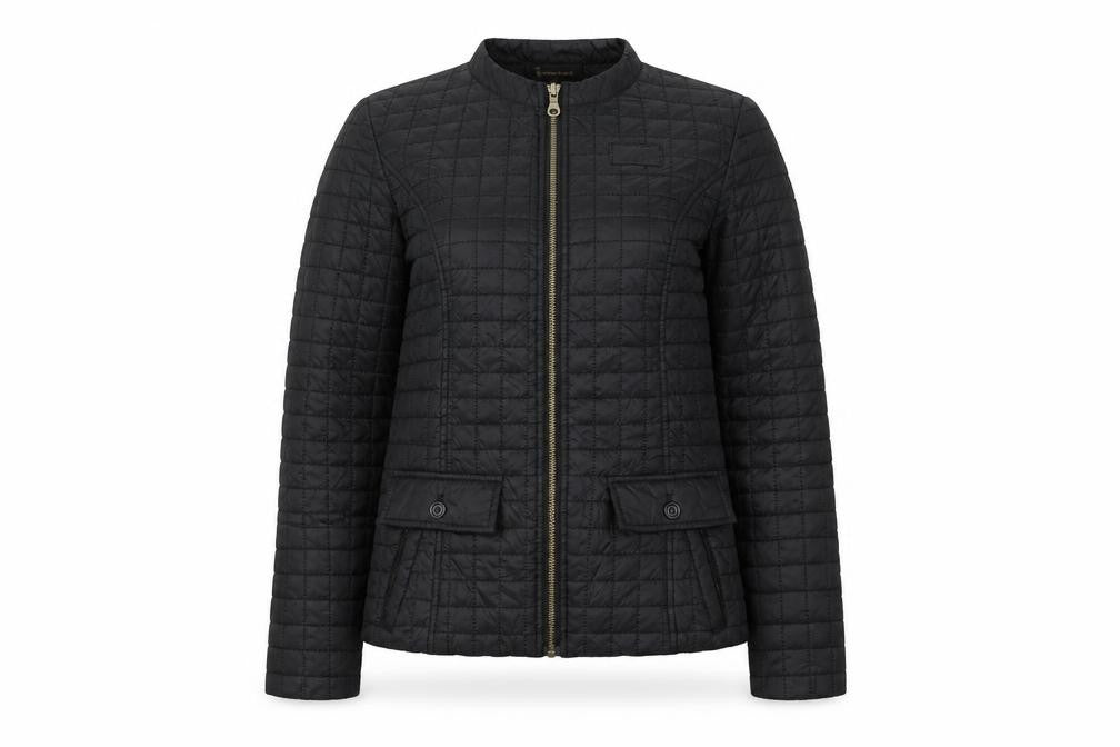 Womens UK Size XS Incorporatewear Black Biker Coat