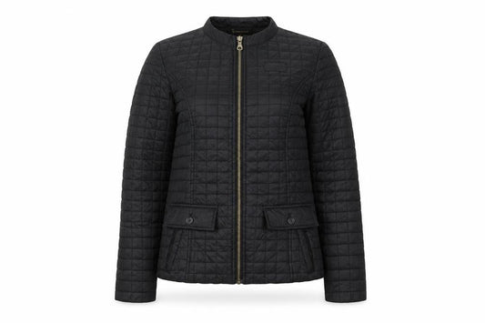Womens UK Size XS Incorporatewear Black Biker Coat