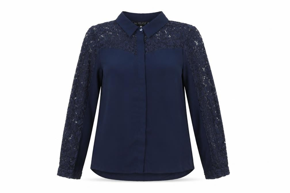 Womens UK Size S Zara Blue Jersey Button-Up