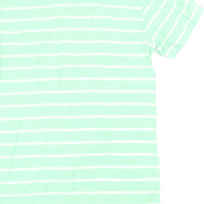 Mens UK Size XS Cedar Wood State Green  Button-Up Short Sleeve Casual Shirt