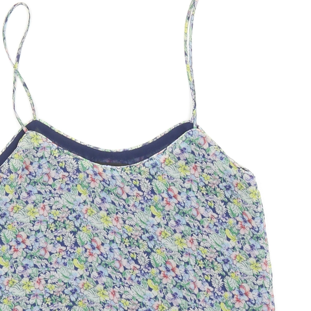Womens UK Size S Mango Multicoloured Camisole Tank