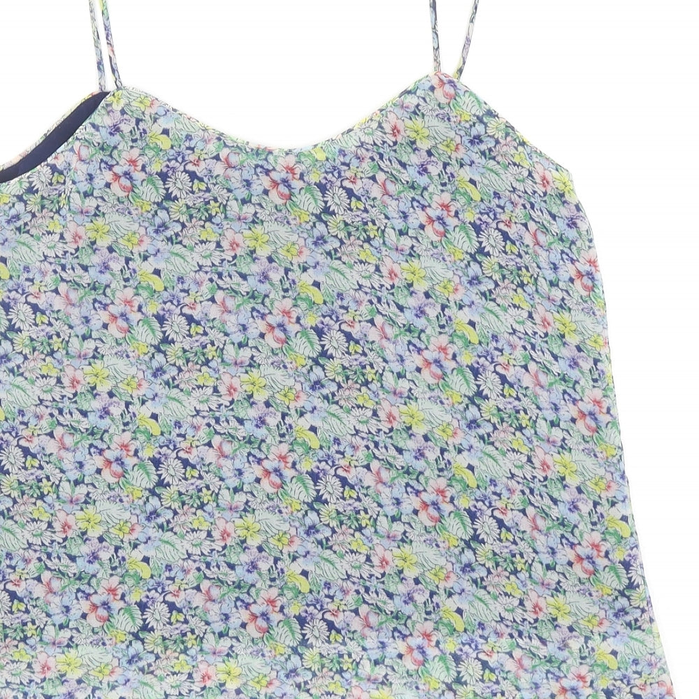 Womens UK Size S Mango Multicoloured Camisole Tank