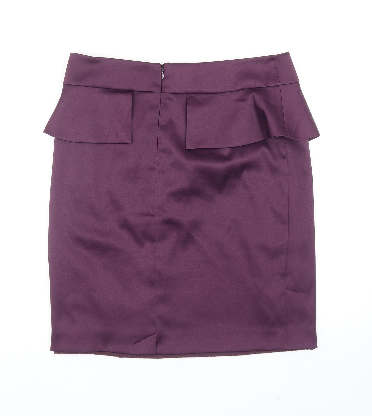 Kaleidoscope Womens Purple Polyester Straight & Pencil Skirt Size 12 Zip