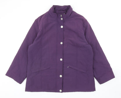 Womens UK Size 14 EWM Purple Jacket
