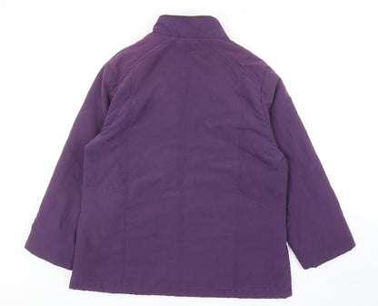 Womens UK Size 14 EWM Purple Jacket