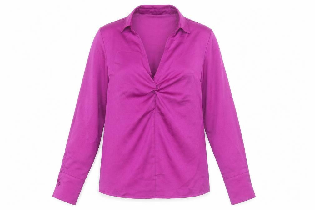 Womens UK Size S SheIn Purple Basic Blouse
