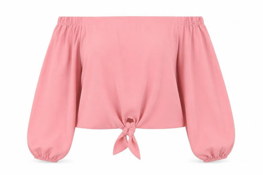 Womens UK Size 10 New Look Pink Basic Blouse