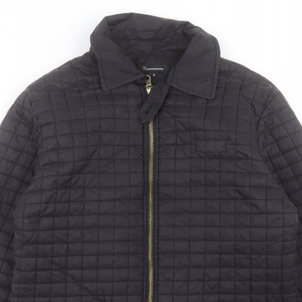 Womens UK Size S Marks and Spencer Black Quilted Coat