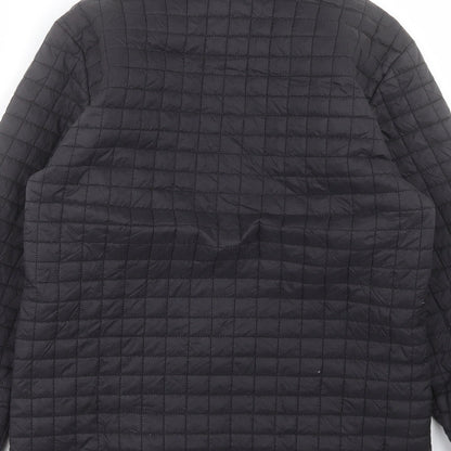 Womens UK Size S Marks and Spencer Black Quilted Coat